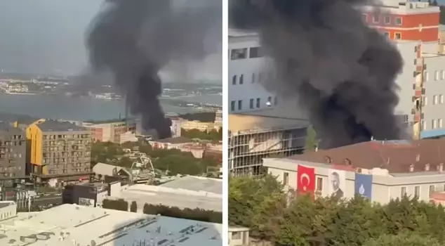 A frightening fire at Istanbul University-Cerrahpaşa campus.