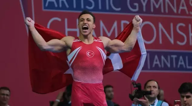 الم gymnast الوطني آدم أصيل، بطل أوروبا