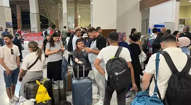 Crack on the runway at Diyarbakır Airport! Flights have been suspended.