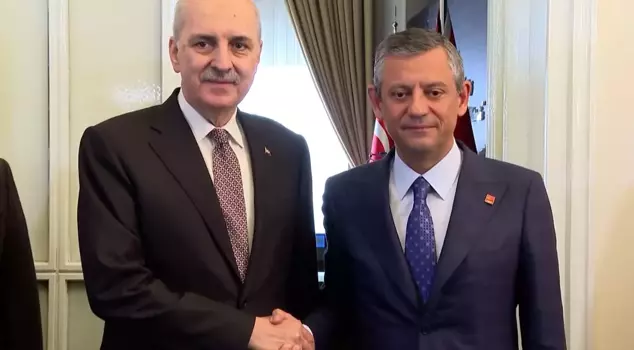 The Speaker of the Parliament, Kurtulmuş, is visiting Özgür Özel.