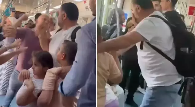 The attacker who beat a passenger he argued with in Marmaray in front of his children: 