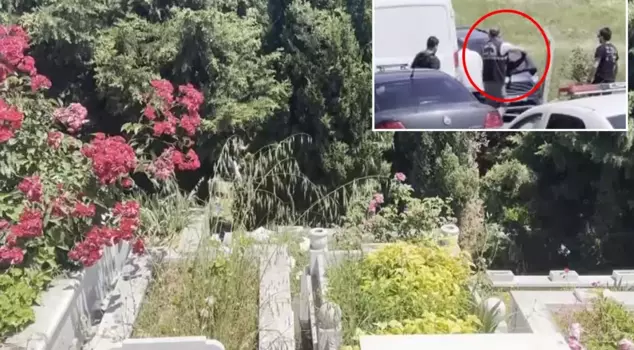 A baby corpse was found in the cemetery in Arnavutköy.
