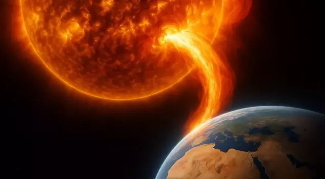 A massive explosion of 8.2 on the Sun! Northern lights can be seen in Istanbul.