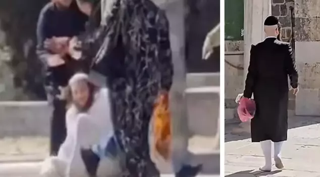 The fanatical Jews tried to bring bloody meat to the Dome of the Rock.