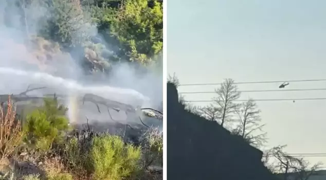 Two forest fires broke out simultaneously in Muğla.
