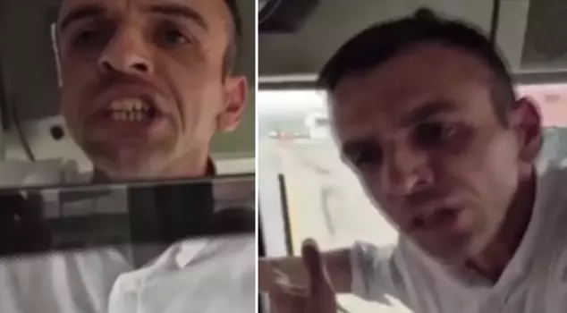 The EGO driver attacked a citizen who asked why the bus was late.