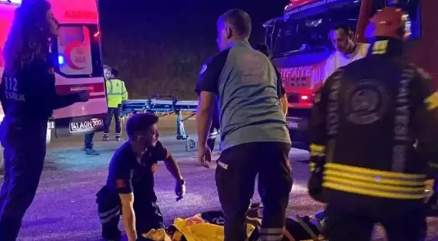 Chain collision on the North Marmara Highway! 12 people were injured.