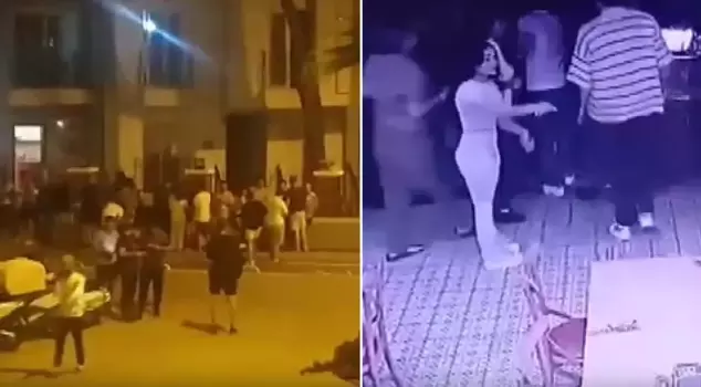 The moment of the 5.8 magnitude earthquake in Muğla captured on camera.
