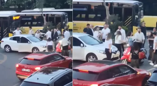 Women's parking space fight! Kicks and punches were flying!