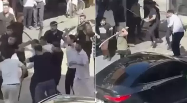 A street fight like a battlefield in Şırnak! The police intervened with tear gas.