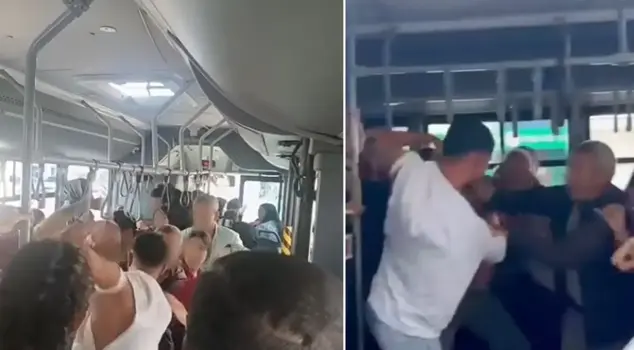 The harassment allegation disrupted the bus.