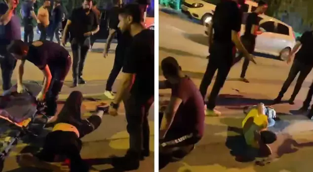 They were shot in the legs on the street by unknown individuals.