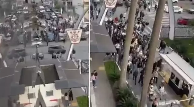 Fans who haven't seen a trophy in 7 years stormed the club building.