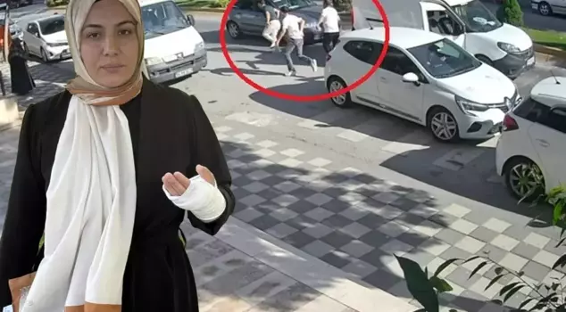 In the middle of the street, thugs beat up a mother and her son.
