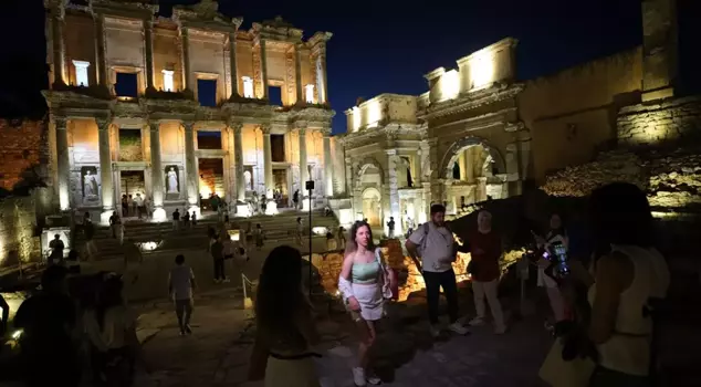 Night museum activities have started at the ancient city of Ephesus.