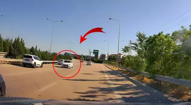 The driver going the wrong way on the highway invited an accident.