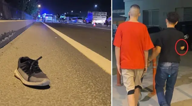 He hit the pedestrian and took them out of life; he turned out to be both unlicensed and an amputee.