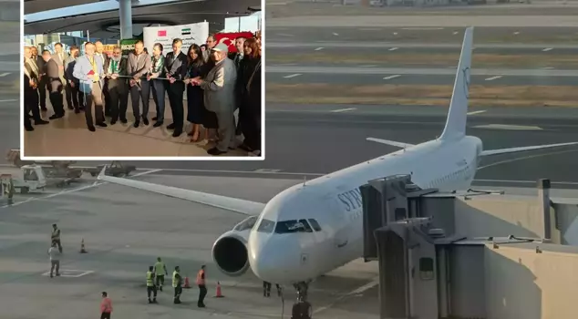 After 12 years, Syrian Airlines flew to Istanbul.