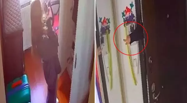 The bank manager's game was ruined by a hidden camera.
