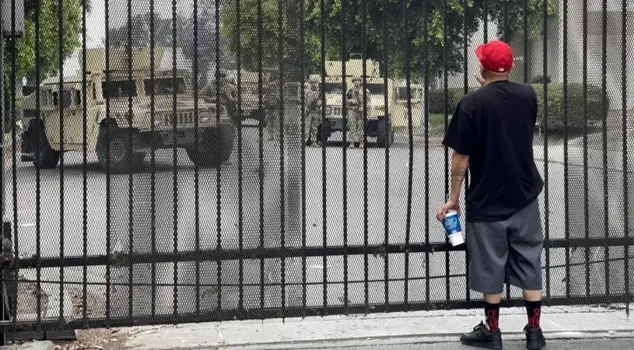 The epicenter of the protests in Los Angeles, Paramount residents spoke.