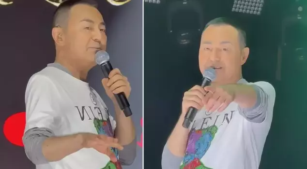 Serdar Ortaç walked on stage without assistance after many years.