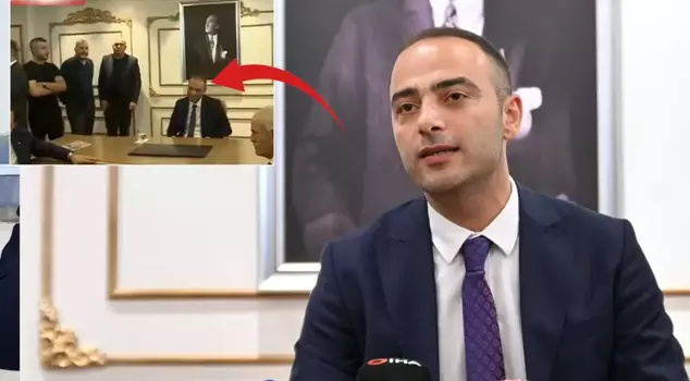 The municipality has passed to the AK Party, and the happiness of the person who took the seat caught attention.