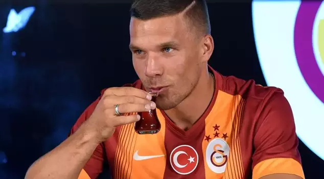 Podolski's comment on Sane is receiving a lot of attention.
