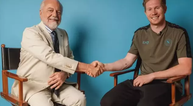 Napoli announced the transfer of Kevin De Bruyne.