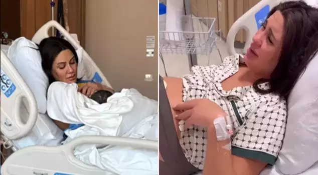 Sahra Işık and İdris Aybirdi's first child has been born.
