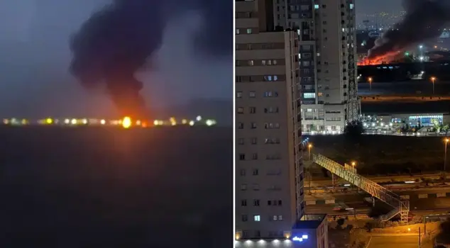 Here are the first images of Israel's attack on Iran.