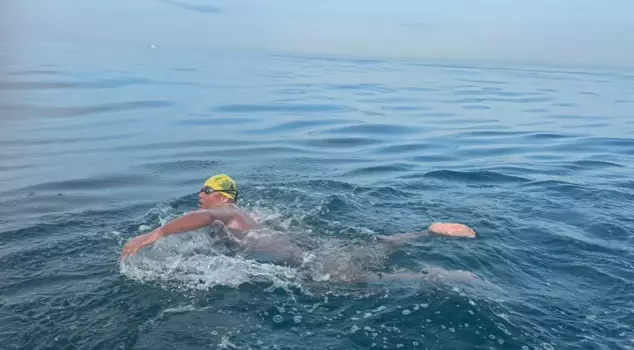 The autistic swimmer Tuna Tunca made history.