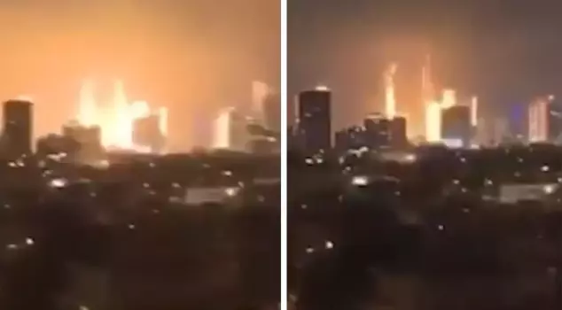 Iran's second attack! The missile launched fell like this in Tel Aviv.