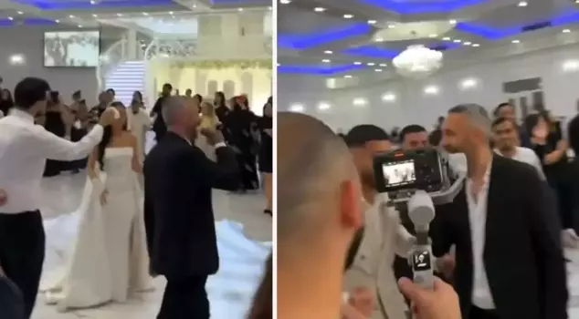 The stars of Fenerbahçe danced the halay at the wedding.