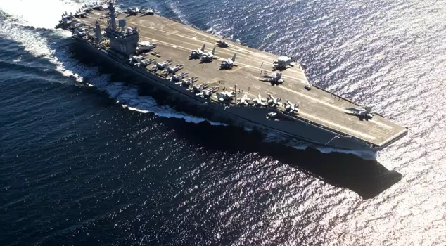 The USS Nimitz, belonging to the U.S. Navy, is coming to the Middle East.
