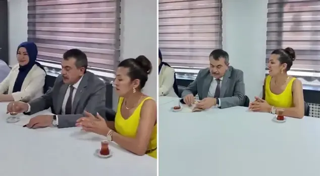 The words of the teacher made a strong impression at the event attended by Minister Tekin: 