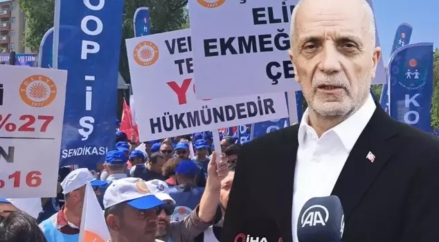 Turk-Is Decides to Strike, Leaving a Coffin in Front of the Ministry