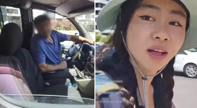 The South Korean phenomenon recorded the moments when she was harassed in Samsun like this.