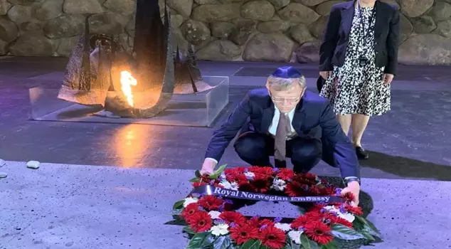 A grenade was thrown at the residence of the Norwegian Ambassador in Israel.
