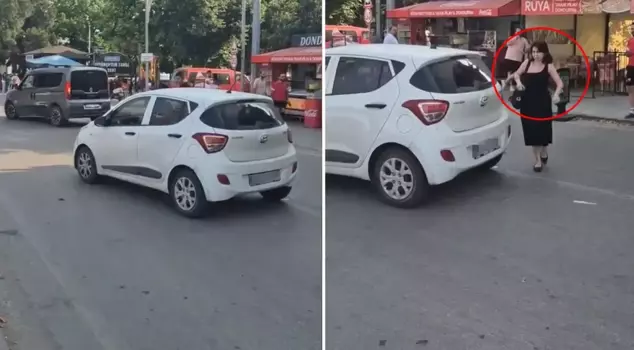 He parked his vehicle in the middle of the road and left, his defense overshadowing the incident.