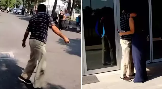 A father in torn clothes experiences a huge shock while trying to get his daughter to the YKS (Higher Education Institutions Exam).
