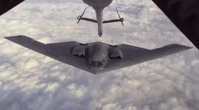 The U.S. struck Iran with a B-2 stealth bomber.