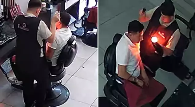 The hairdryer exploded like a bomb at the barber's.