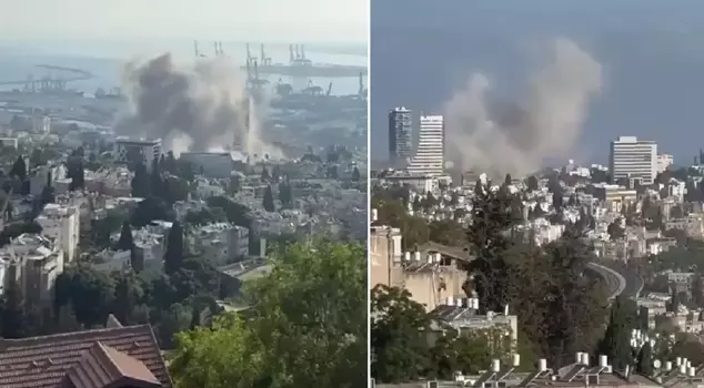 إيران ترد! انفجارات كبيرة تحدث في حيفا وتل أبيب