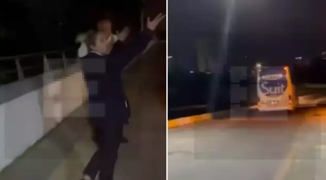 Scandalous incident on the passenger bus! They dropped off the young woman on the highway and assaulted her.