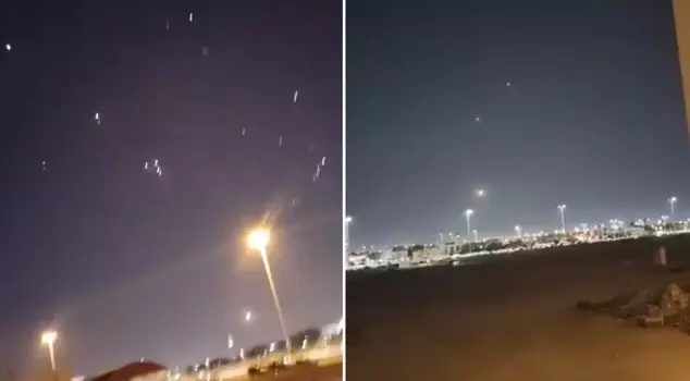Explosions heard in Doha! Iran launched 6 missiles at the US base in Qatar.
