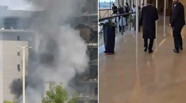 Retaliation from Iran! After the missile barrage, Israelis are fleeing to shelters.