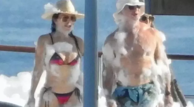 Jeff Bezos threw a foam party on his luxury yacht, ignoring anti-capitalism protests.