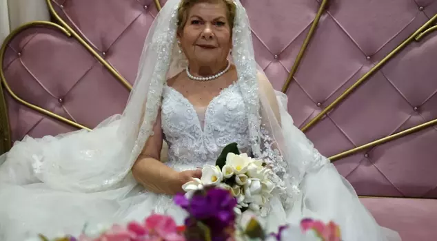 He had a wedding without a groom! He was found dead in a wooded area.