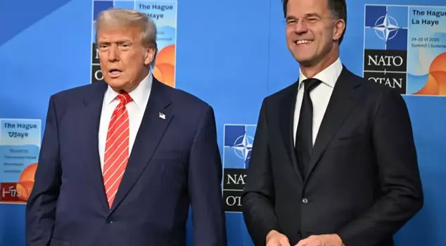 Rutte was asked directly: Is it normal for you to praise Trump so much?