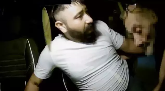 The driver was attacked and the taxi was hijacked! He was released from prison two weeks ago.